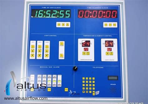 Surgeon Control Panel For Hospital And Modular Ot Ivf Lab Altus Airflow