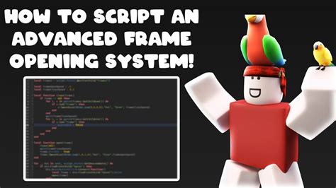 How To Make A Frame Opening And Closing System In Roblox Studio 2021