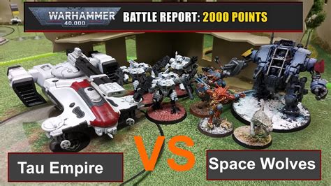 Warhammer 40k Battle Report Tau Empire Vs Space Wolves 2000pkt 9 Edi