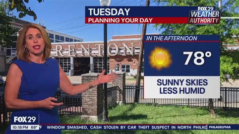 Weather Authority Monday 10 P M Update Fox 29 Philadelphia