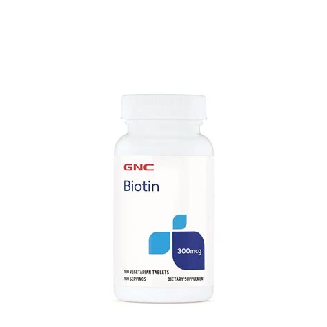 Gnc Biotin Mcg Vitaminas Y Salud J