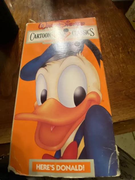 Vhs Walt Disney Cartoon Classics Volume Here S Donald Home