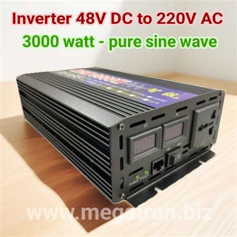 Jual Inverter V Dc To V Ac Watt Pure Sine Wave Sinus Murni