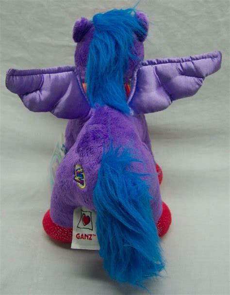 Ganz Very Soft Rainbow Pegasus 10 Plush Stuffed Animal Toy Webkinz New