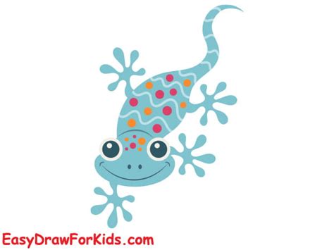 How To Draw A Gecko Step With Pictures