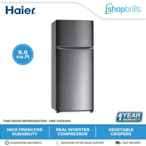 Haier Hrf Ivd H Cu Ft Fresh Cooling Inverter Two Door