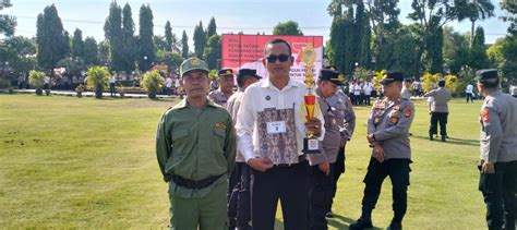 Linmas Nagasepaha Juara Lomba Satkamling Polres Buleleng Website