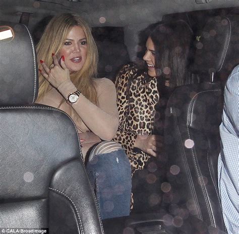 Khloe Kardashian Flashes Her Nude Bra In Racy Sheer Top Daily Mail Online