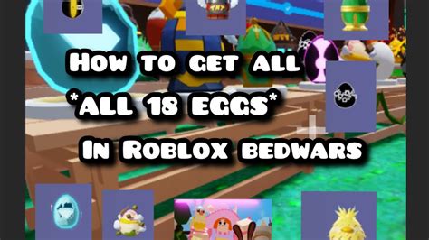 How To Get ALL EGGS In Roblox Bedwars 2024 YouTube