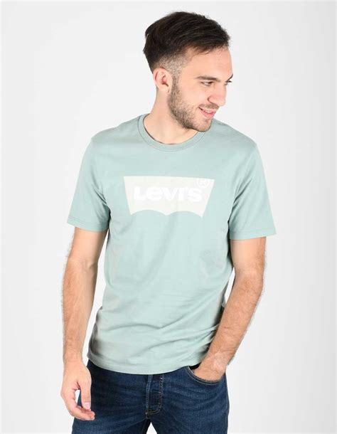 Levi S Housemark Graphic Man Light Blue T Shirt