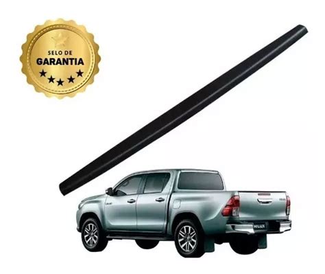 Protetor De Borda Tampa Traseira Toyota Hilux 2016 A 2022