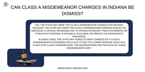 Class A Misdemeanor In Indiana | Ravel Law Firm