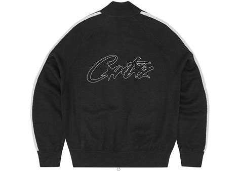 Corteiz Knit Zip Up Fleece Black Mens Fw23 Us