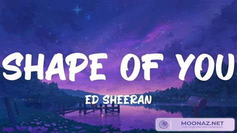 Ed Sheeran Shape Of You Lyrics Dandelions Ruth B Mix Jaymes