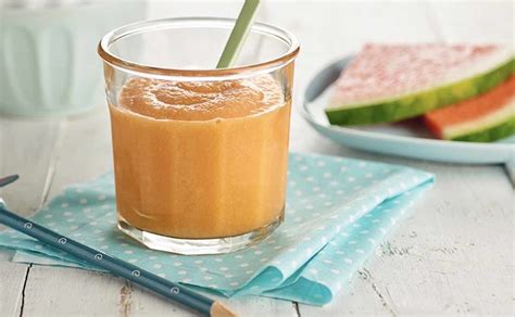 Smoothie de sandía y mango cremoso y refrescante Recetuquis