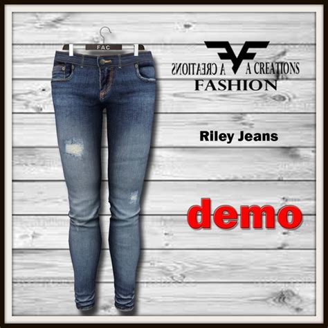 Second Life Marketplace Fac Demo Riley Jeans