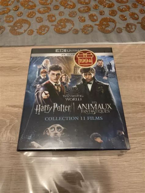 COFFRET 11 FILMS Blu ray 4K L intégrale Harry Potter Les Animaux