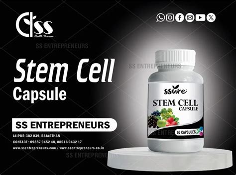 SSURE Stem Cell Capsule Treatment Anti Aging Packaging Type Bottle