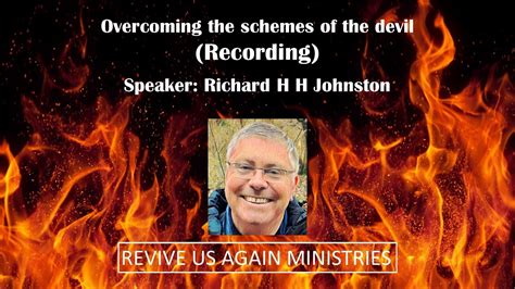 Revive Us Again Ministries Overcoming The Schemes Of The Devil