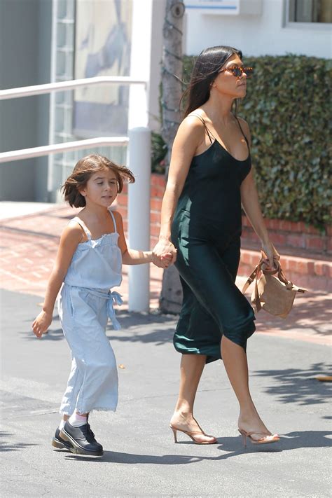 Kourtney Kardashian and Daughter Penelope Hang Out in L.A.