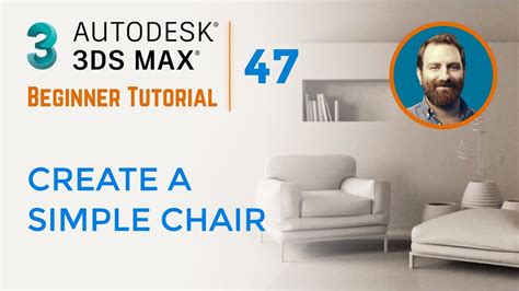 Create A Simple Chair Ds Max Tutorial Youtube