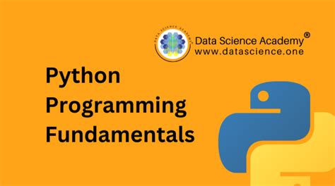 Python Programming Fundamentals Data Science Academy