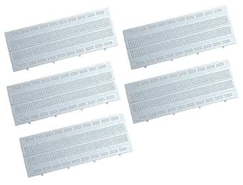 Mifra Electronics GL12 840 Points Solderless Breadboard 5 Pcs