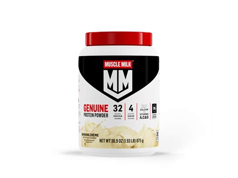 Muscle Milk Banana Crème Genuine Protein Powder 30 Oz Gatorade