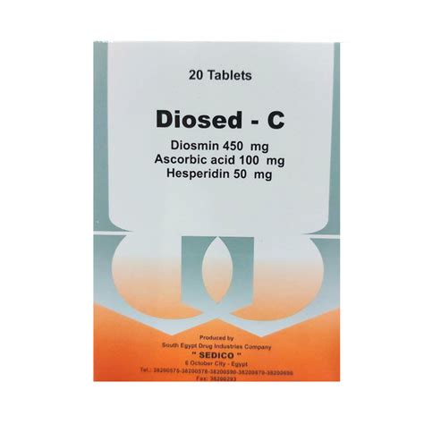 DIOSED C 500MG 20TAB Tay Pharmacies