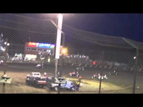 Rico Abreu Macon Speedway Semi 1 POWRi Midget Series June 8 2013