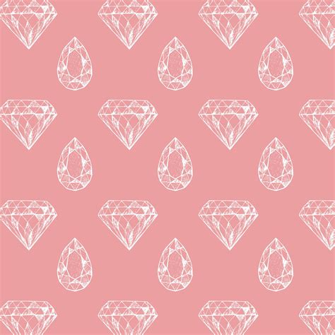 Diamond Gem Pattern Background 