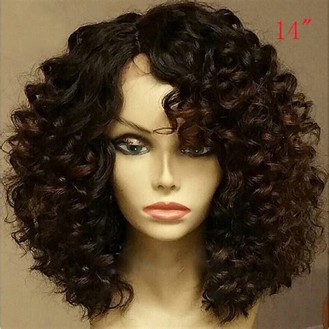 Perruque Lace Front Wig sans colle brésilienne naturelle cheveux