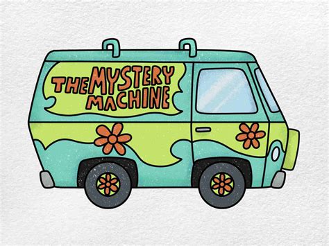 How To Draw The Mystery Machine Helloartsy