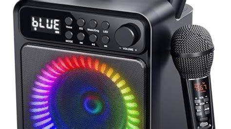 Bluetooth Karaoke Machine with Wireless Microphone, Now 24% Off