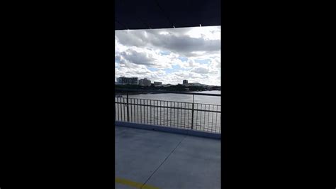 Brisbane City Cat Ferry Through River Youtube