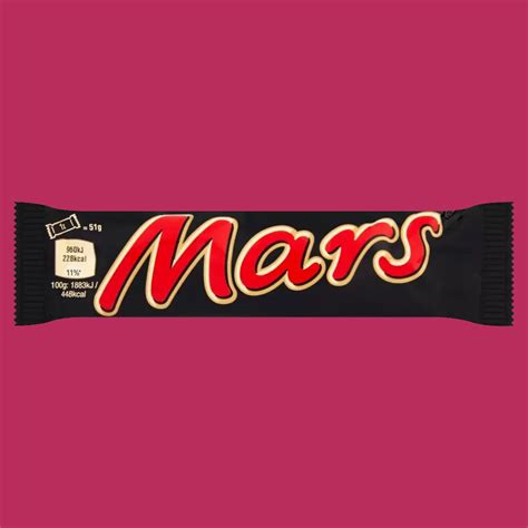 Mars Chocolate Bars 51g Posted Pick And Mix Sweets