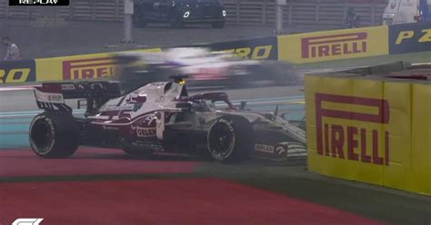 GP Abu Dhabi F1 Kimi Räikkönen quedó fuera del circuito y pone fin a