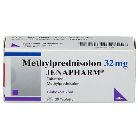 Methylprednisolon 32 Mg JENAPHARM 30 St Mit Dem E Rezept Kaufen Shop