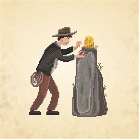 Indiana Jones Pixel Art by oixxo on DeviantArt