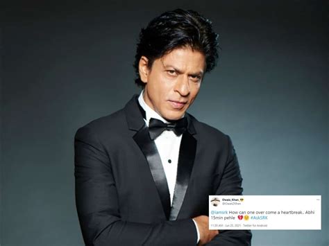 SRKs Epic Reply To A User Who Asked Him How To Overcome A Heartbreak