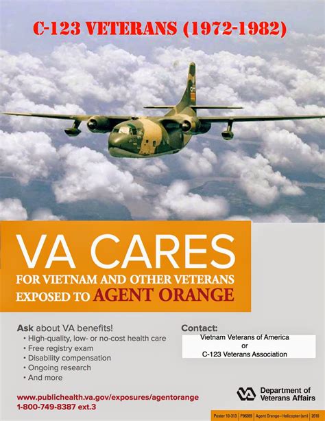 Agent Orange C 123k Aircrew And Maintainers Va Now Honors Our Agent