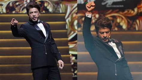 Shah Rukh Khan Steals The Show In A Black Double Breasted Tuxedo Set At