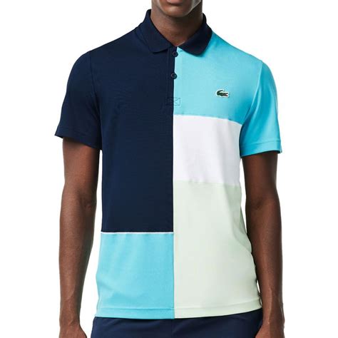 Lacoste Color Block Polo Marine Anse Arielle White Tennis Shop