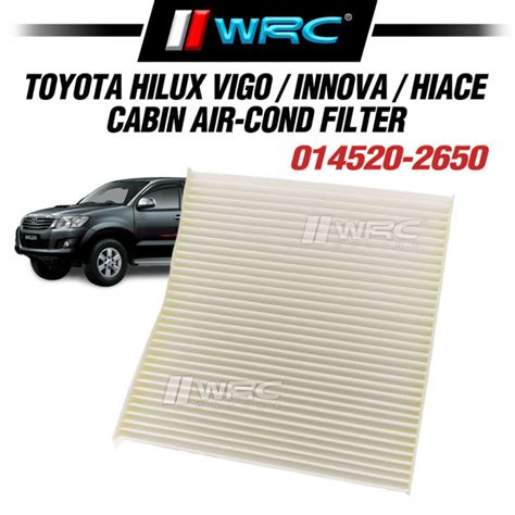 Toyota Cabin Air Cond Filter Hilux Vigo Kun Kun