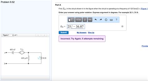 Solved Find Zab In The Circuit Shown In In The Figure When Chegg