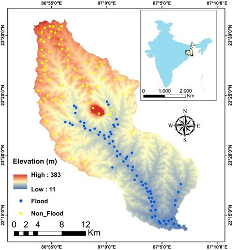 Study Area And Flood Inventory Map Download Scientific Diagram