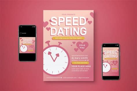 11 Creative Speed Dating Flyer Templates Download Graphic Cloud