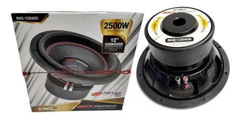 Rock Series Woofer Doble Bobina Watts Ultimate Meses Sin