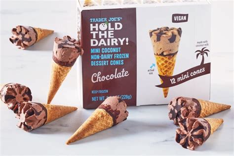 Trader Joe S Hold The Dairy Vegan Ice Cream Cones Reviews Info