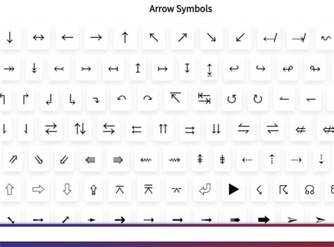 Arrow Symbols By Copy And Paste Symbols On Dribbble